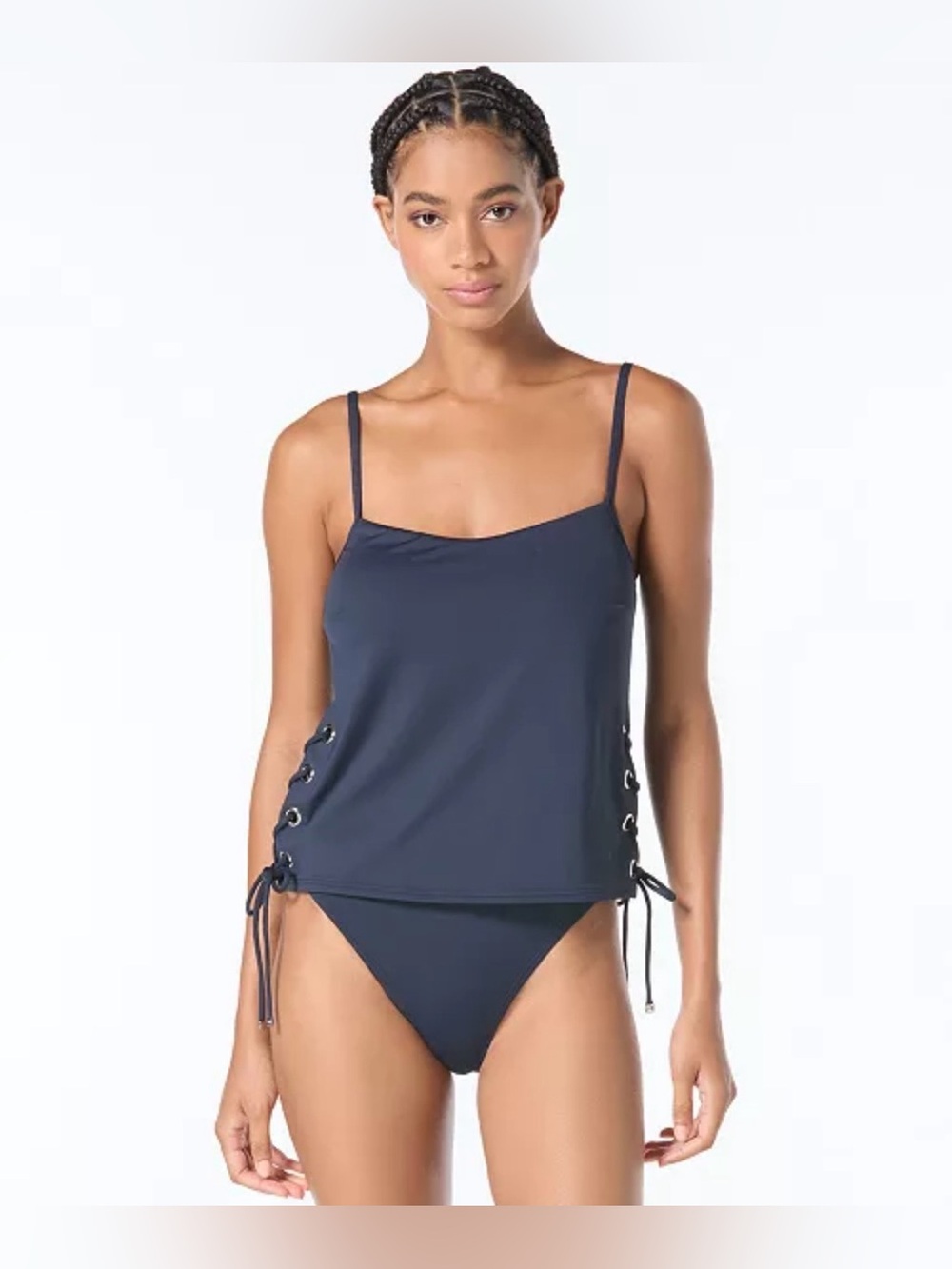 Michael Kors Women's Grommet-Detail Swimwear Size Small MM8H142 Chambry